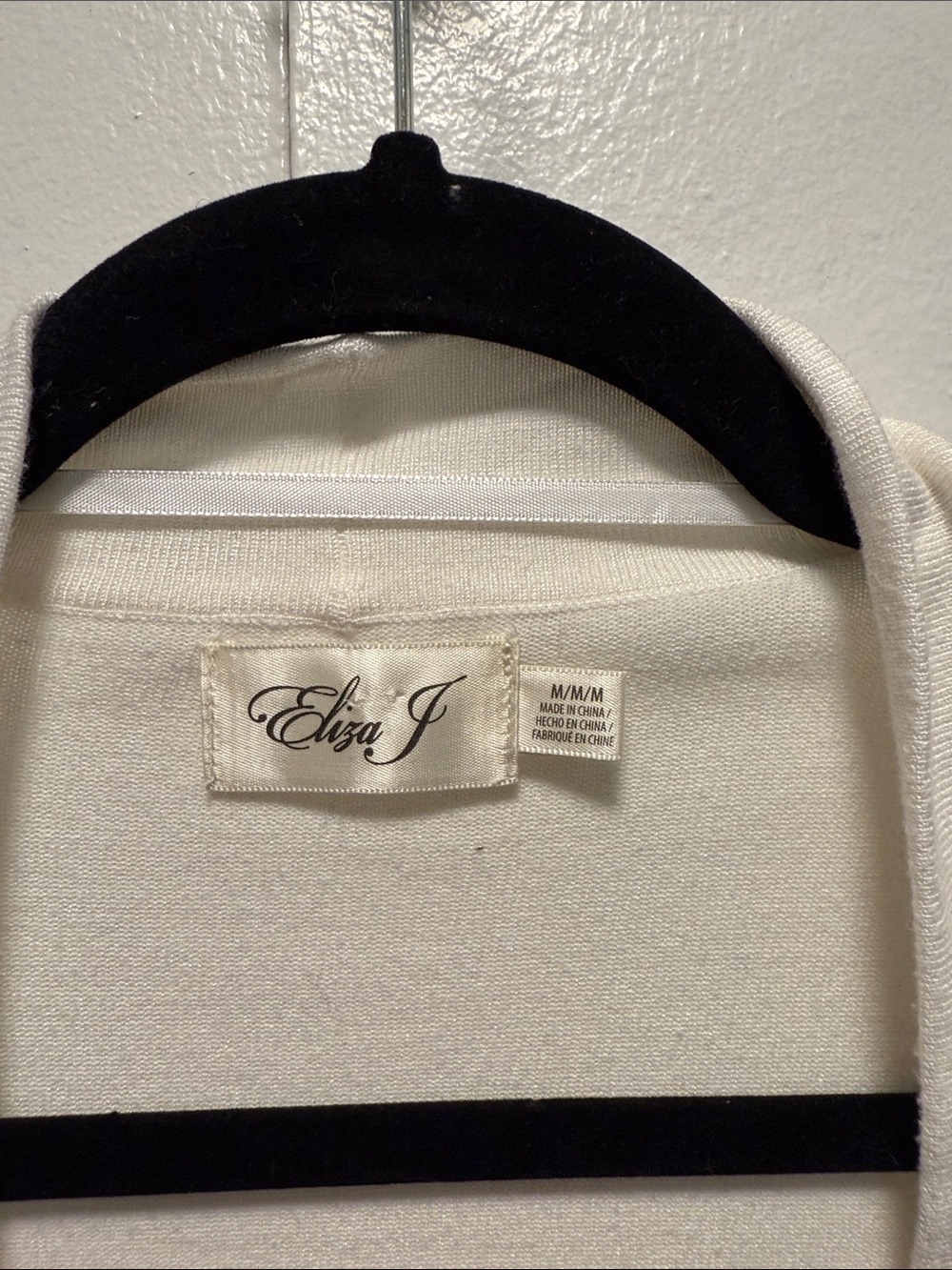 Eliza J White Cropped Open-Front Shrug - Picture 2 of 4